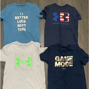 Boys under armour lot sz med